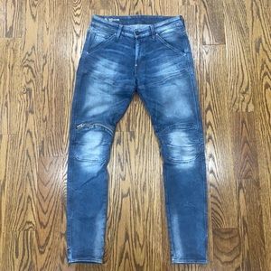 G-Star 5620 3D Zip Knee Skinny